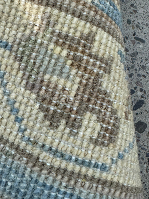 2'8" x 9'10" Hand-Knotted Chobi Mamluk Wool Runner Rug - Blue/Ivory/Multi