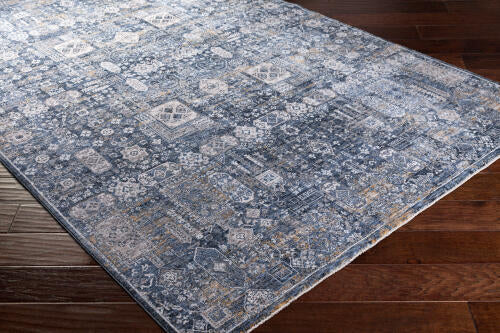 Livabliss Cardiff Machine Woven Rug — Blue / Gray / Ivory | CDF-2309