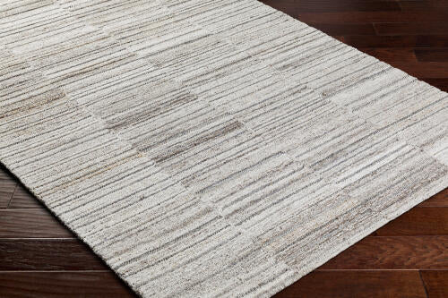 Calgary Handmade Rug — Light Gray / Ivory | CGR-2303