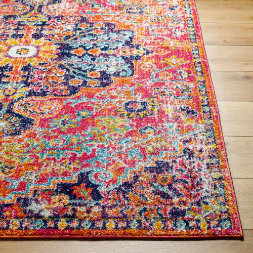 Livabliss Harput Machine Woven Rug — Multi / Orange | HAP-1062