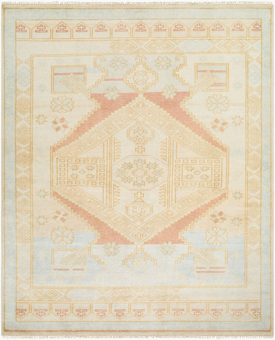 Anadolu Hand Knotted Rug — Blue / Pale Pink | AAU-2302