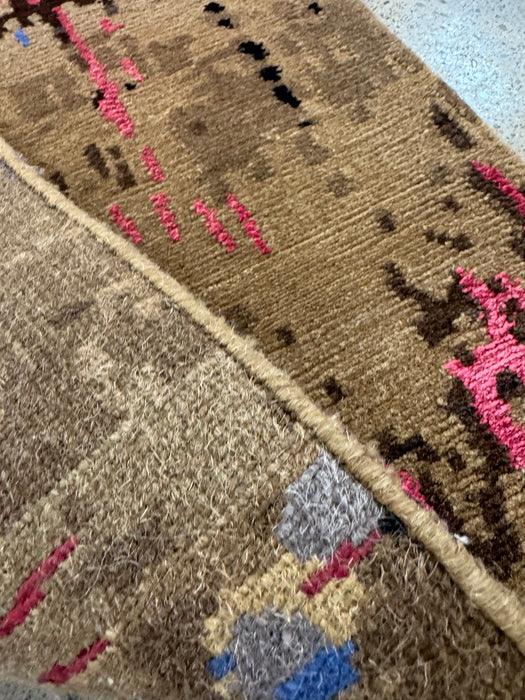 2'x3' 100% Wool Nepali Hand Knotted Area Rug