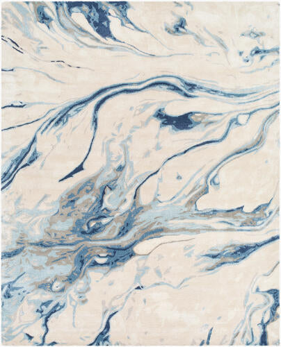 Kavita Handmade Rug — Navy / Light Beige | KVT-2315 - performance