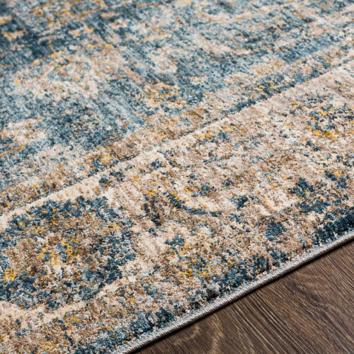 Livabliss Mirabel Machine Woven Rug — Blue / Beige | MBE-2305