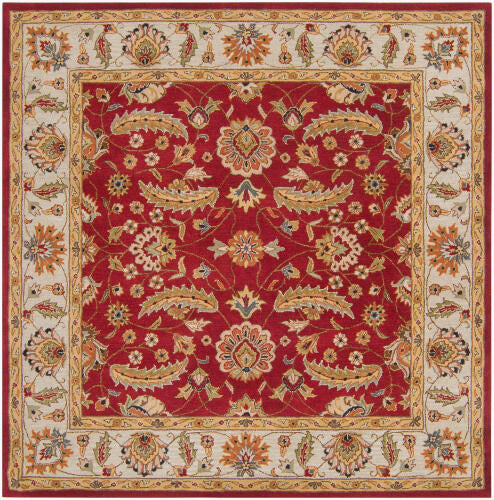 Caesar Handmade Wool Rug — Rust / Ivory Multi | CAE-1022