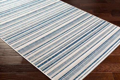 Livabliss Eagean Machine Woven Rug — Blue / Ivory | EAG-2337