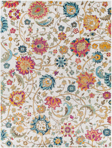 Livabliss Harput Machine Woven Rug — Multi / Ivory Floral | HAP-1074 - performance