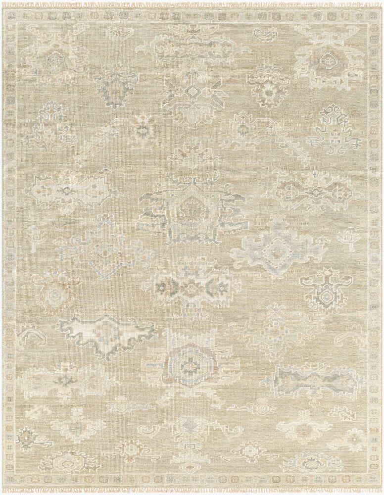 Antalya Handmade Wool Rug — Beige / Mist | AAT-2305 - performance