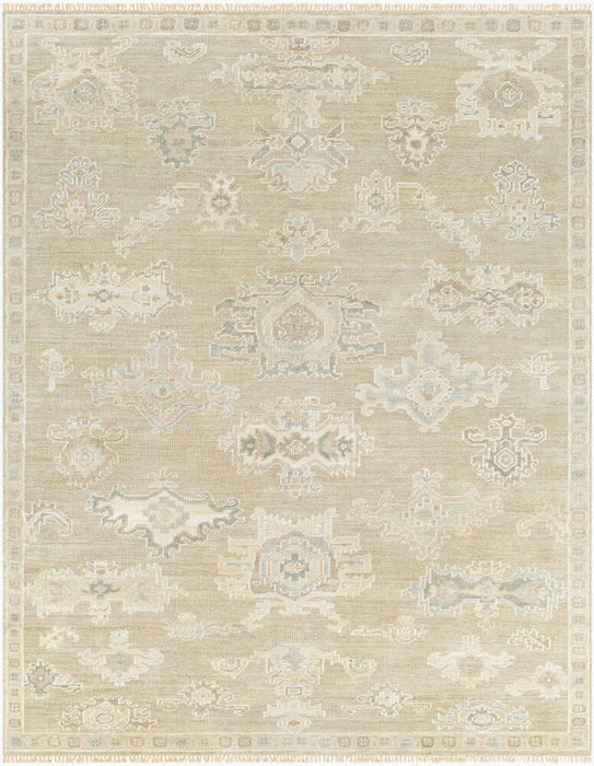 Antalya Handmade Wool Rug — Beige / Mist | AAT-2305