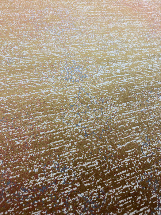 Persian-Inspired Machine-Made Area Rug – Copper / Gold Distressed – 5' x 7'