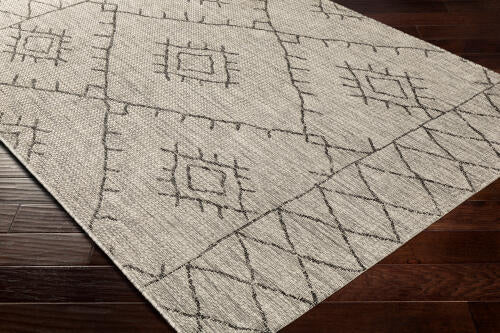 Livabliss Eagean Machine Woven Rug — Taupe / Charcoal | EAG-2328