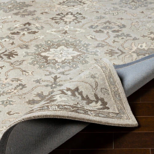 Caesar Handmade Wool Rug — Gray / Taupe | CAE-1197