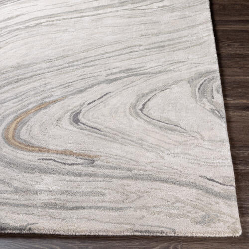 Kavita Handmade Rug — Gray / Gold | KVT-2304