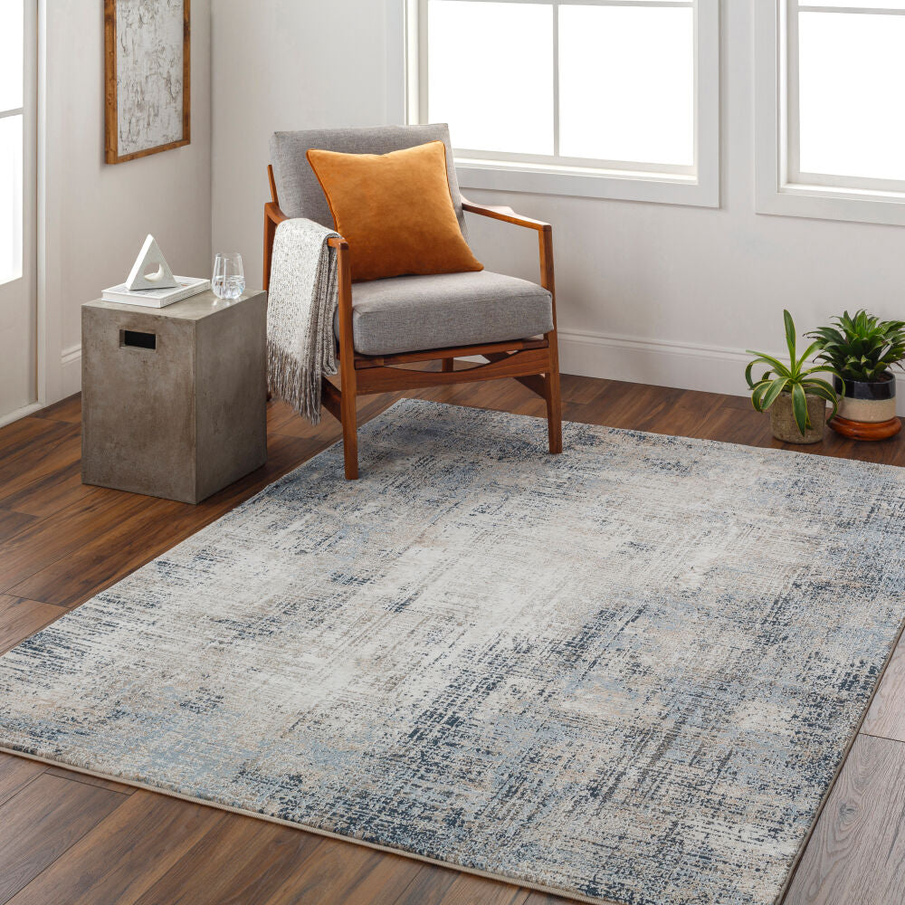 Allegro Plus Machine Woven Rug — Navy / Amber | AGP-2306 - colour & pattern