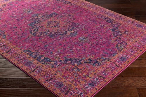 Livabliss Harput Machine Woven Rug — Magenta / Navy | HAP-1008