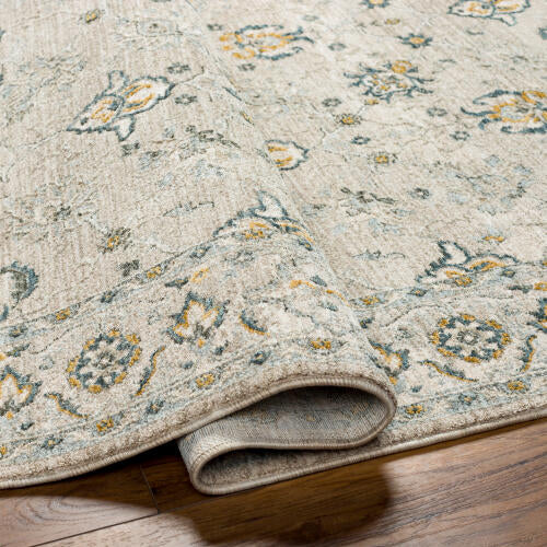 Livabliss Dresden Machine Woven Rug — Ivory / Mist | DRE-2311 - construction