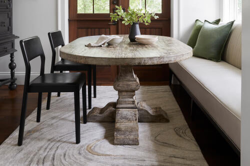 Kavita Handmade Rug — Gray / Gold | KVT-2304