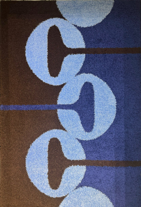 5'X8' High-Density Shaggy Area Rug- Red (Power-Loomed)