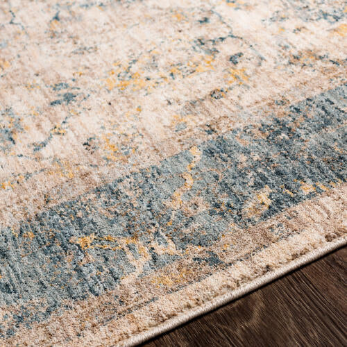 Livabliss Mirabel Machine Woven Rug — Sand / Blue | MBE-2313