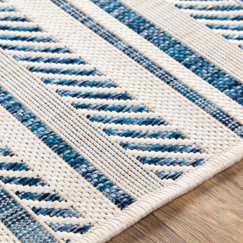 Livabliss Eagean Machine Woven Rug — Blue / Ivory | EAG-2337