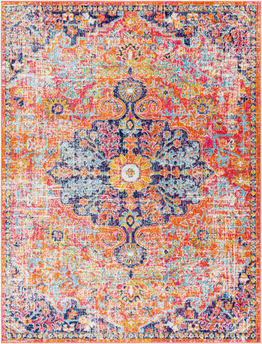 Livabliss Harput Machine Woven Rug — Multi / Orange | HAP-1062 - performance