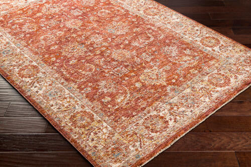Livabliss  Mirabel Machine Woven Rug — Rust / Cream | MBE-2307