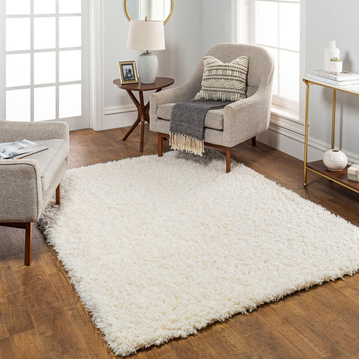 Angora Machine Woven Rug — Cream | ANG-2304