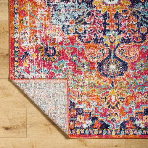 Livabliss Harput Machine Woven Rug — Multi / Orange | HAP-1062