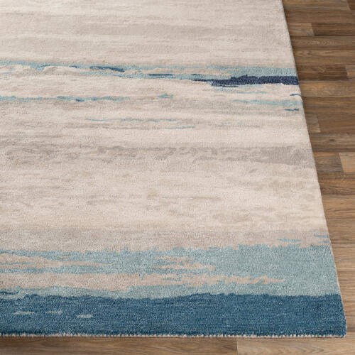 Kavita Handmade Rug — Blue / Sand | KVT-2306