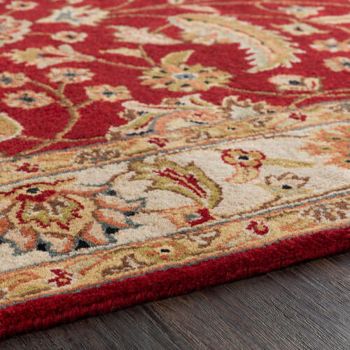 Caesar Handmade Wool Rug — Rust / Ivory Multi | CAE-1022