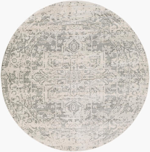 Livabliss Harput Machine Woven Rug — Light Gray / Ivory | HAP-1024