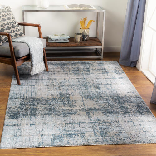 Brunswick Machine Woven Rug — Pale Blue / Taupe | BWK-2300