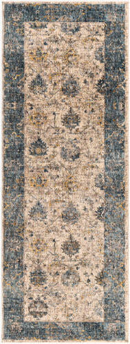 Livabliss Mirabel Machine Woven Rug — Sand / Blue | MBE-2313
