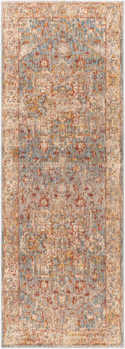 Livabliss  Mirabel Machine Woven Rug — Rust / Blue | MBE-2310