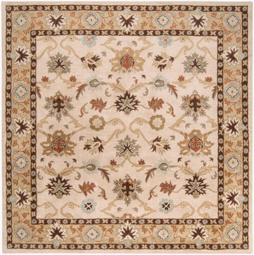 Caesar Handmade Wool Rug — Ivory / Gold / Rust | CAE-1010