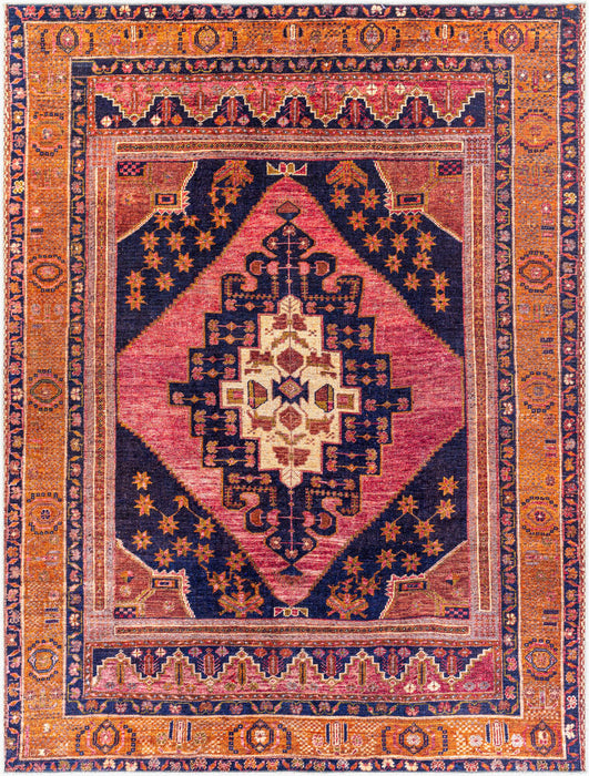 Amelie Machine Washable Rug — Rose / Burnt Orange | AML-2347