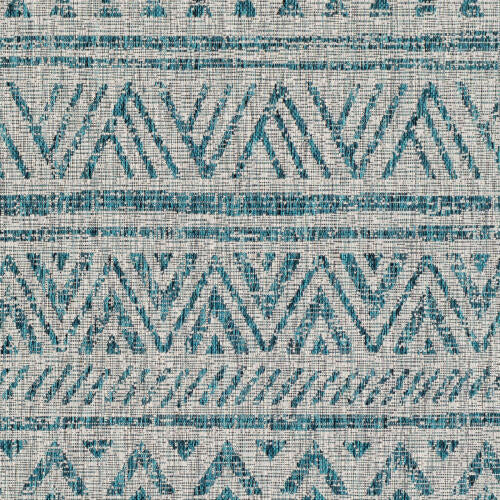 Livabliss Eagean Machine Woven Rug — Teal / Taupe | EAG-2307