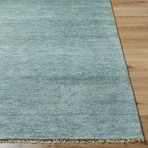 Epic Handmade Wool Rug — Teal / Slate | EPI-2305