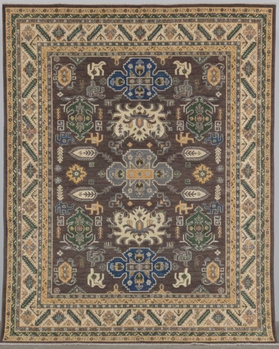 10'X14' Hand Knotted 100% Wool Area rug