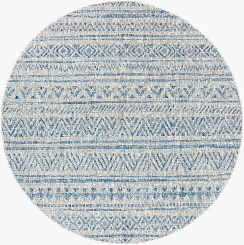 Livabliss Eagean Machine Woven Rug — Blue / Taupe | EAG-2306