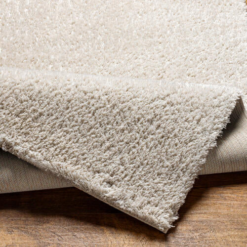 Cloudy Shag Machine Woven Rug — Off-White / Gray | CDG-2307