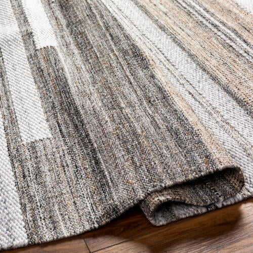 Azalea Handmade Rug — Black / Tan | AZA-2334
