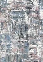 8'X10' High-Graded Polyester Abstract Modern Style Area Rug- Multi (Power-Loomed)