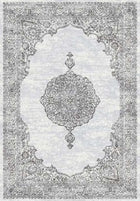 8'X10' High-Graded Polyester Transitional Style Area Rug- Grey (Power-Loomed)