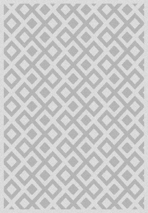 8'x10' Power-Loomed Modern Geometrical Style Grey/White Area Rug – KB Rugs