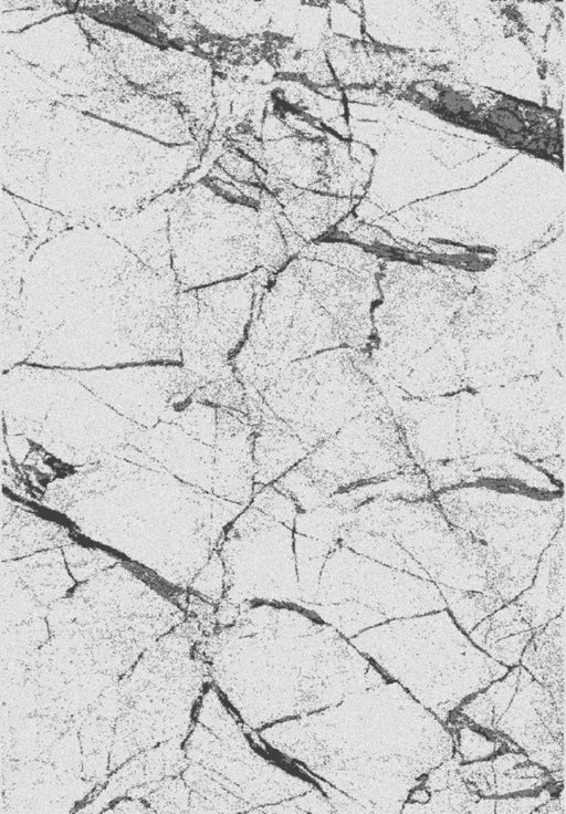 8'x10' Power-Loomed Abstract Modern Style Black/Ivory Area Rug – KB Rugs