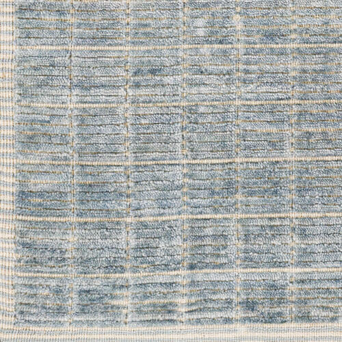 Carre Handmade Rug — Denim / Light Beige | CCR-2303 - performance