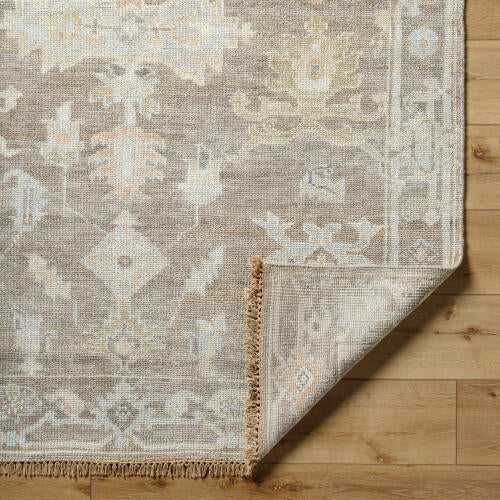 Antalya Handmade Wool Rug — Tan / Sage | ANT-2301