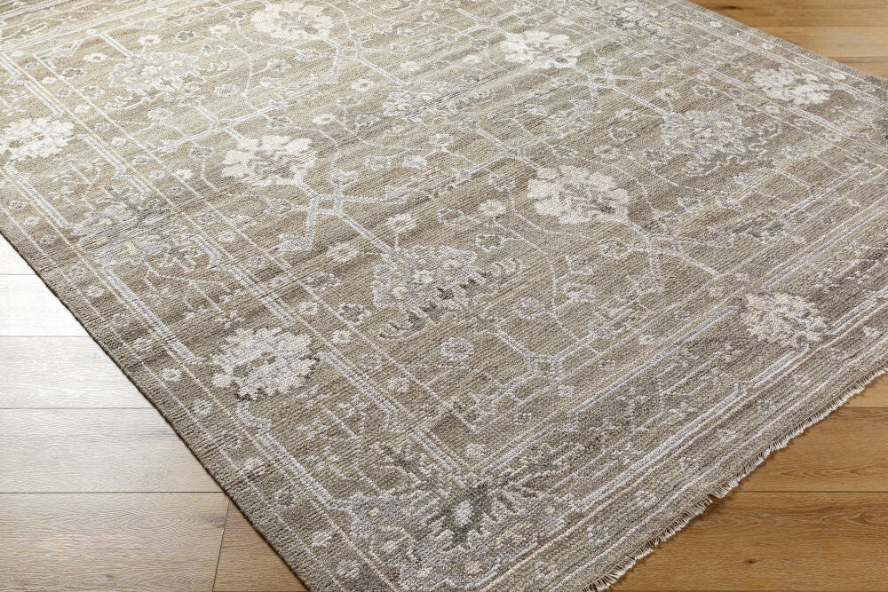 Almeria Hand Knotted Rug — Light Brown / Gray | ALM-2305