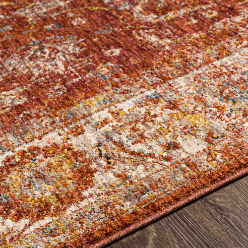 Livabliss  Mirabel Machine Woven Rug — Rust / Cream | MBE-2307